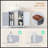 Dark Gray Pedestal Sink Storage Cabinet With 2 Barn Doors And Adjustable Shelf,  For Small Bathrooms-888003534