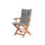 Maren 8 - Person Acacia Wood Patio Dining Set with Extendable Oval Table , Cushions Included
