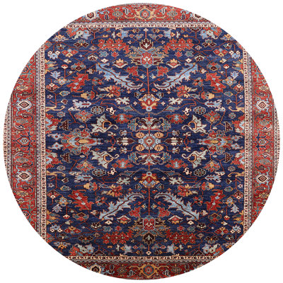 Tapis oriental rouge / bleu Royale