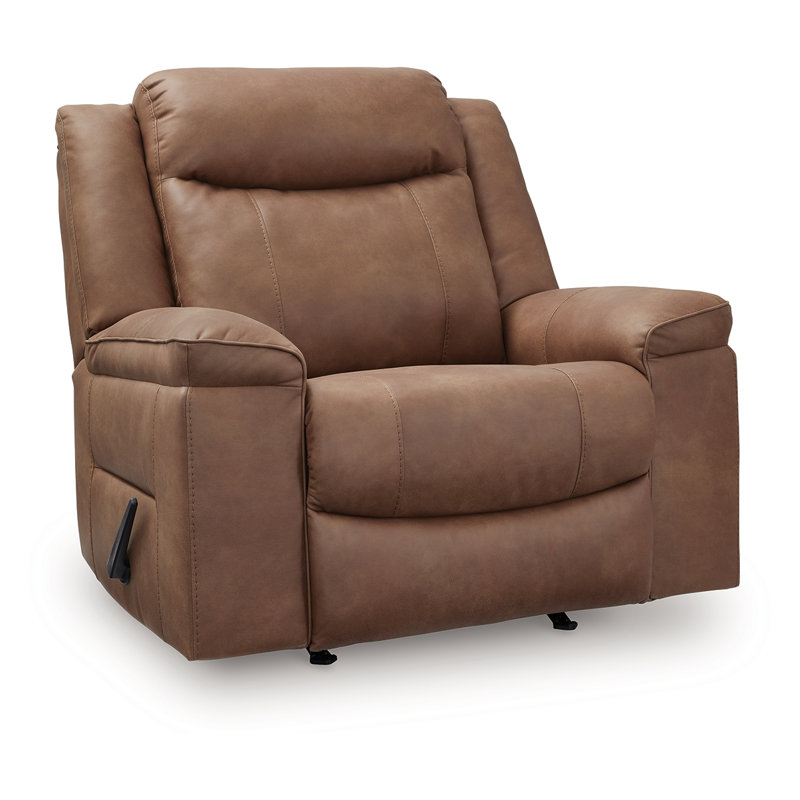 Fauteuil inclinable à contrôle de statut, Brun