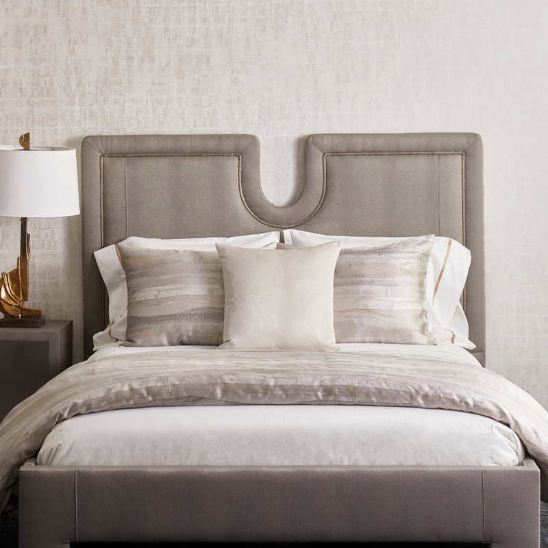 Horizon Throw Blanket, Gold/Silver