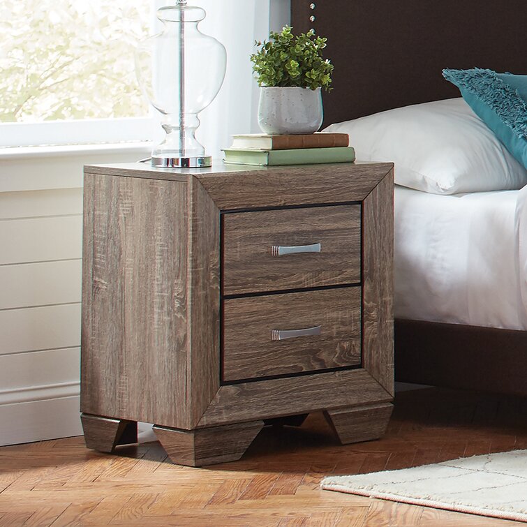 Mailiah 2 Drawer Nightstand