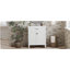Meuble-lavabo de 30 po avec lavabo en céramique, portes à fermeture en douceur et tablettes réglables-1027361601