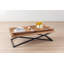 Table basse à pieds croisés