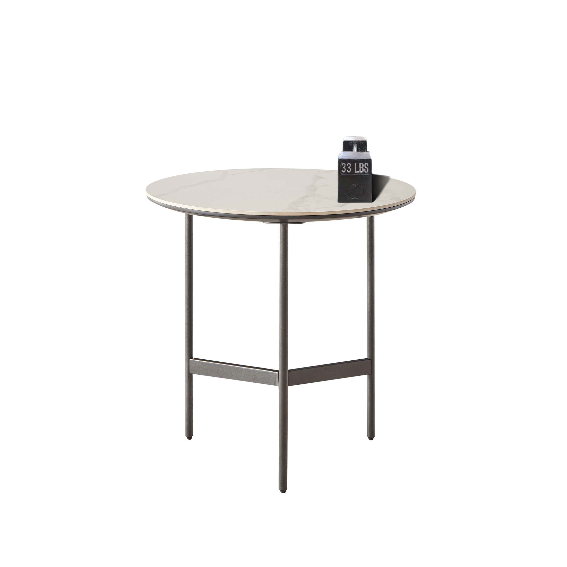 Sharp Side Table Latitude Run® End/Side Tables - Small Round Accent Table,Metal Narrow ...