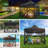 Folding Gazebo 118 x 118 Waterproof Stable Party Tent-100761444