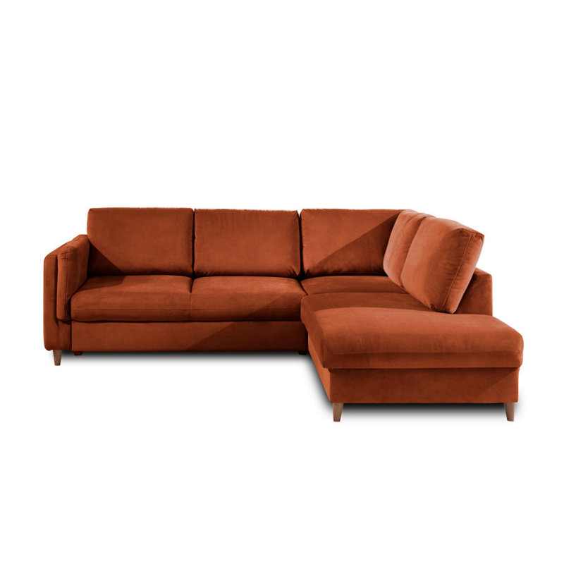 5 Seater Sofa Bed, Peacock Blue, Right Hand Facing