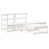 Coussin gris / cadre blanc est en rupture de stock