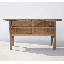 Console antique chinoise avec cinq tiroirs