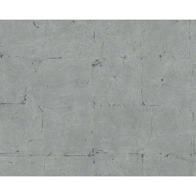 Rouleau de papier peint L 33 pi x l 21 po Antinus, gris