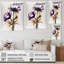 Gerbera rose sur une fusion abstraite III - Impression sur toile-248678834-248678838
