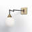 Hallas 1-Light Dimmable Swing Arm Sconce