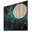 Lune bleue minimalisme IV sur bois-1646420294