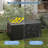 100 Gal Outdoor Storage Box, Waterproof & UV-Resistant Deck Box with Lockable Lid for Patio, Garden & Pool-121849879