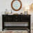 48'' Solid Wood Sideboard Console Table with 2 Drawers and Cabinets and Bottom Shelf-464753567