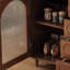 Buffet de rangement de style Middle Middle-727968772