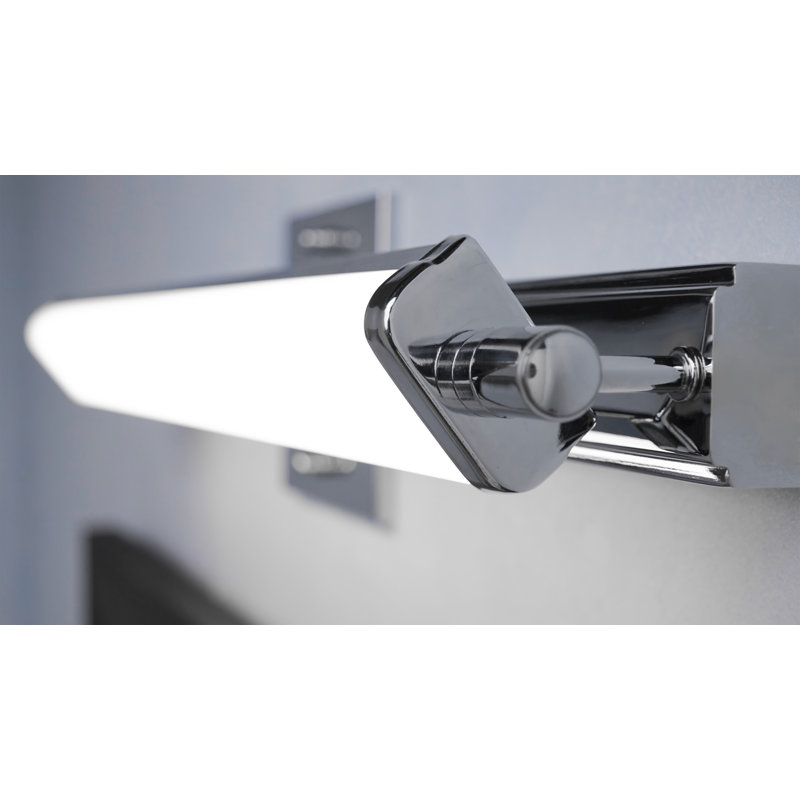 Barre d’éclairage de salle de bain en chrome poli à intensité variable à del 1 lumière Alphonsine