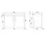 Athena 805mm Single Bathroom Vanity with Integrated Ceramic Basin-93931958