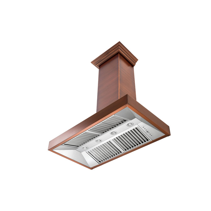 Hotte murale ZLINE Designer Series, Cuivre, L 48 po
