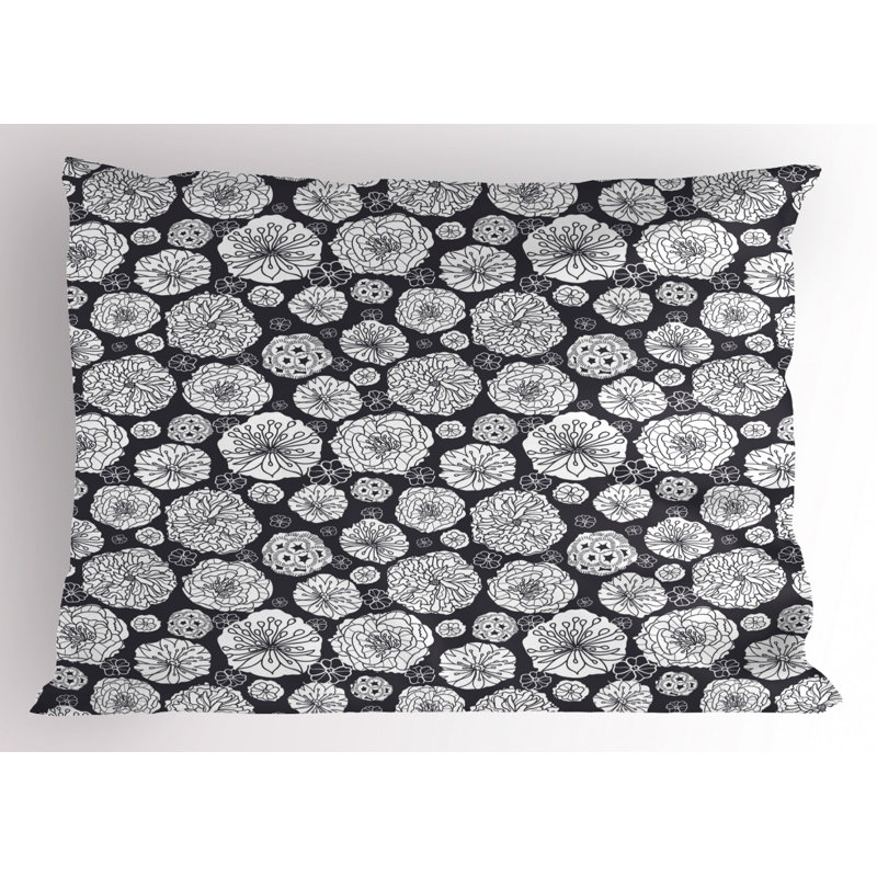 Garden Polyester Floral Sham Set, Twin