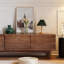 Wabi-sabi style minimalist solid wood TV cabinet-23127188