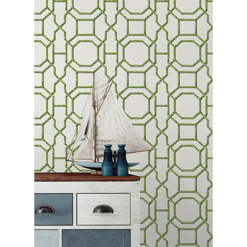 Papier peint adhésif vert Sanya, Vert