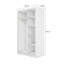 Alahna 2 Door Manufactured Wood Wardrobe-936115898