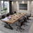 10-person solid wood rectangular conference table-1486238874
