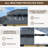 Patio Cedar Wooden Gazebo with Galvanized Steel Hardtop-109048561