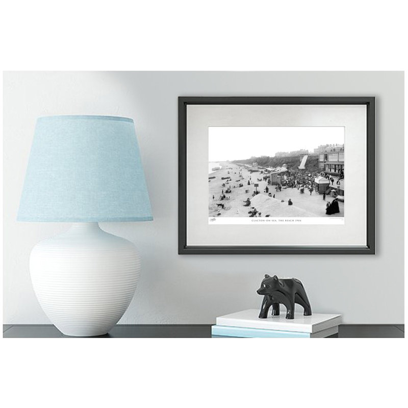 Clacton On Sea, The Beach 1904 by Francis Frith - Single Picture Frame Print, 60cm H x 80cm W x 2.3cm D