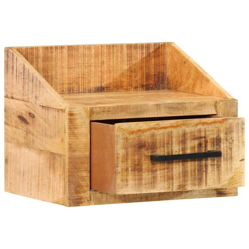 40cm W Solid Wood Bedside Table