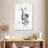 Brampt Deer Black And White-108443680
