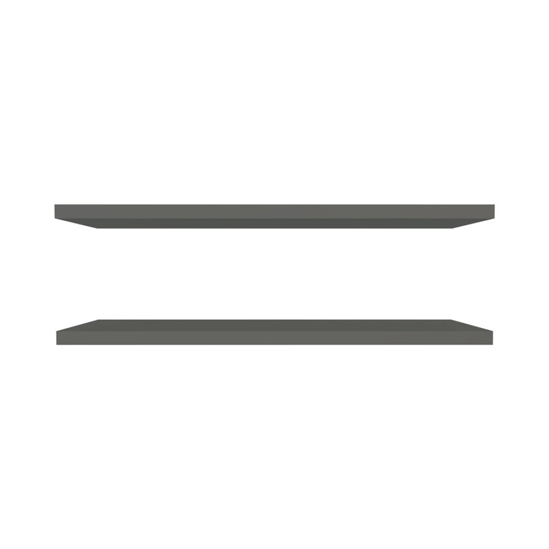 Grey  Floating Shelf, Grey, 1.50'' H x 47.30'' W x 9.80'' D