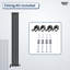 iBathUK Princia Vertical Double Oval Panel Radiator-1882175902-1882175903