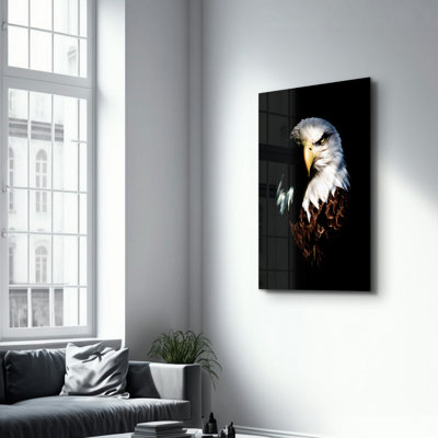 Elegant Tempered Glass Wall Art Painting, 13.8 x 21.7 inches | 100% Tempered Glass, Thickness: 0.16 inches | UV Printed for Vibrant Colors | Perfect for Home Decor, Living Room, & Office Spaces