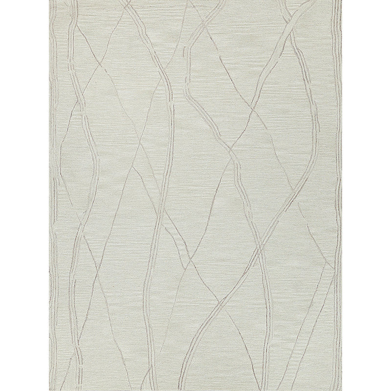 Handmade Red Wool Tufted Rectangular 9' x 12' Area Rug