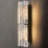 2 - Light Large 30" Height Wallchiere With Water Ripple Glass-1434646989
