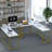 Angelpreet L-Shaped Metal Base Computer Desk-1562539894-1562539895