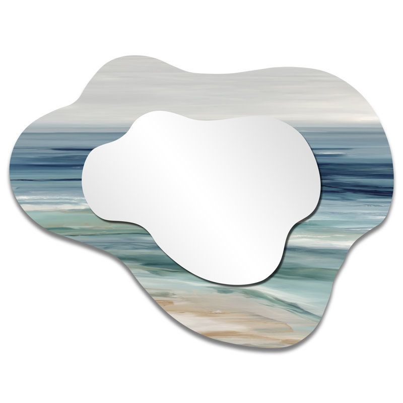 Miroir mural Tropical Cloud - Golden Sunset, 27 po x 35 po