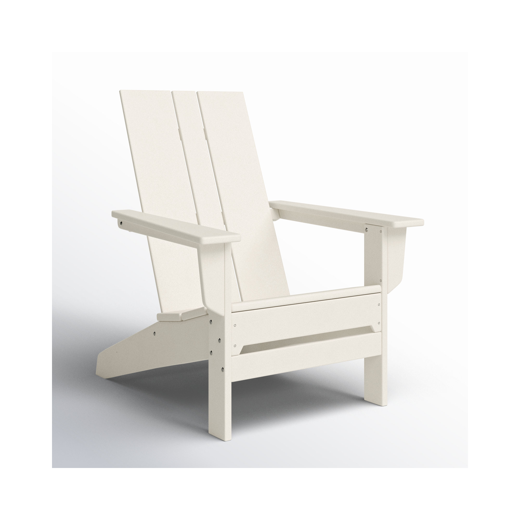 POLYWOOD x AllModern Plastic Adirondack Chair, Sand