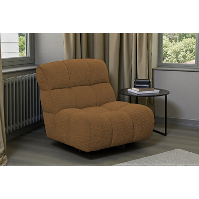 Upholstered Swivel Armless