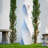 Freestanding Twisted Pilar Modern Water Fountain,-1213835545