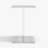 Thomas Modern Small Clear Acrylic Side Table for Couch