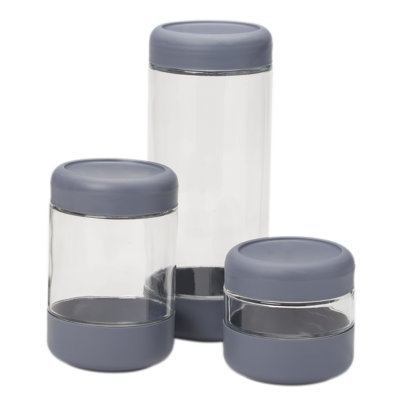 Glass Canister - Set of 3