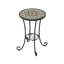 Table d'appoint de patio avec tablette-649792722-649792723-649792720