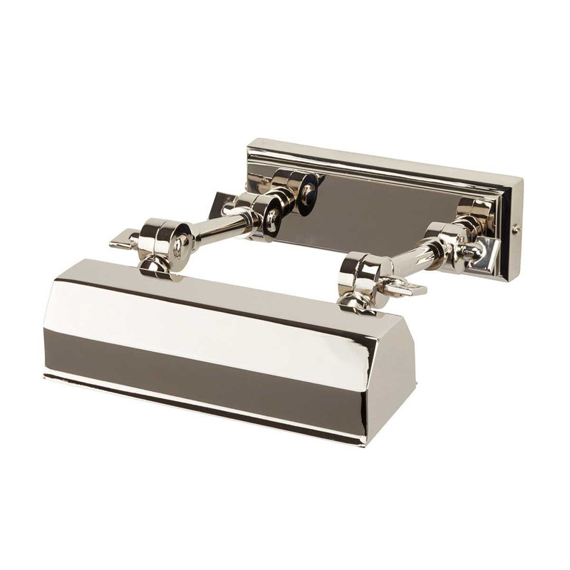 1-Light Wall Picture Light, Polished Nickel