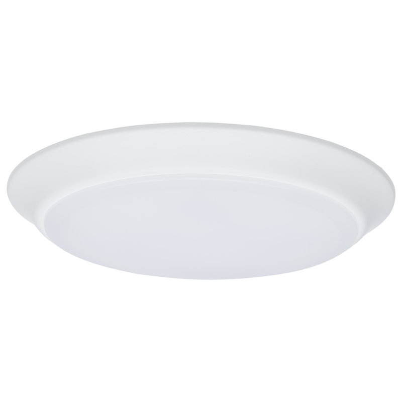 Plafonnier encastré en acrylique Docklands, H 1,44 po x l 9,49 po x P 9,49 po