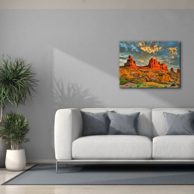 Art mural sur toile Millwood Pines «Southern Utah Late Af après midi» par Mark A Paulda