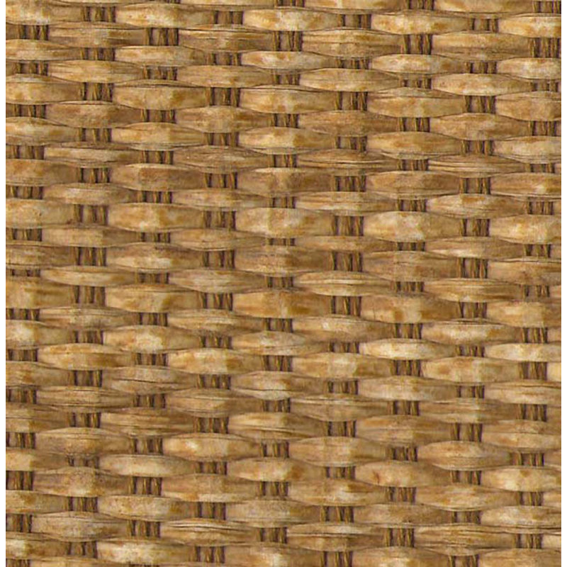 Almanzar Semi Sheer Paper Roll-Up Shade, Wicker, 22"W x 72"L