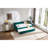 Twin Size Velvet Beds With Usb And Trundle, Modern Upholstered For Bedroom